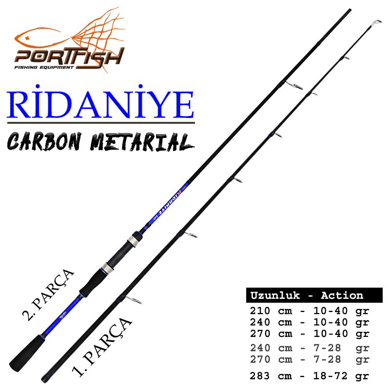 Portfish Ridaniye Spin 270 cm 7-28 GR  1.PARÇA  (Yedek Parçası)