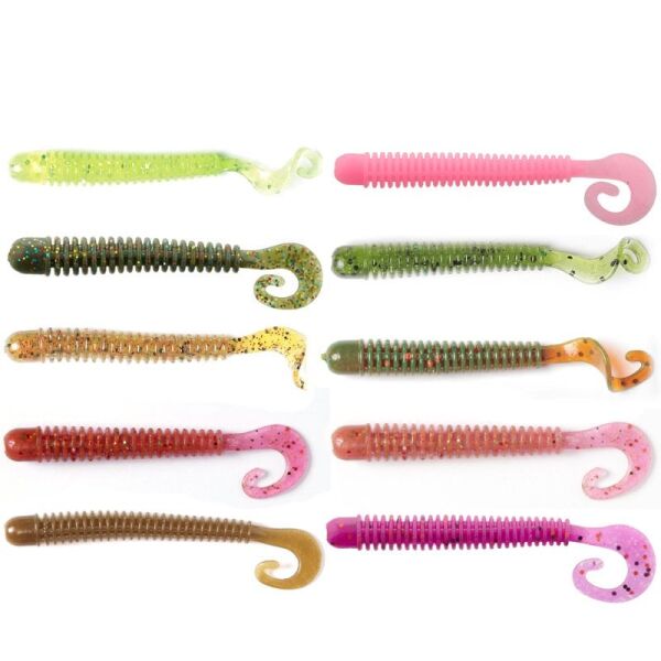 Lucky John Ballist 3.3'' (8.38 cm) 8P Silikon Yem S18