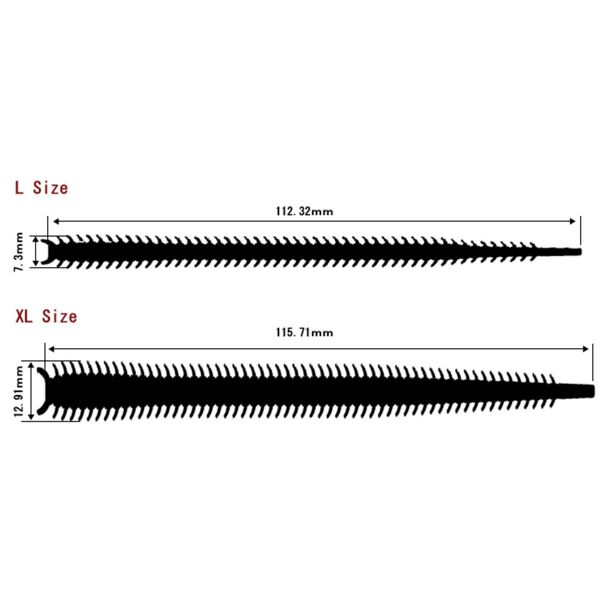 ISOME MARUKYU LRF SİLİKONU LARGE 11CM 15ADET