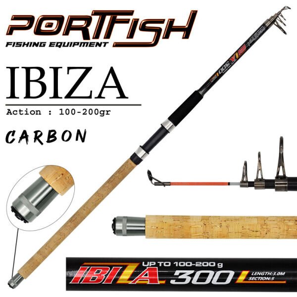 Portfish Ibiza 360 cm Olta Kamışı 200 gr