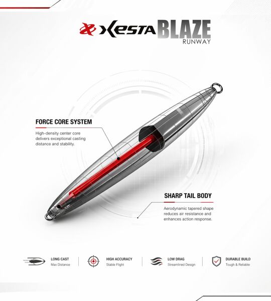XESTA RUNWAY BLAZE 65G JIG ZL