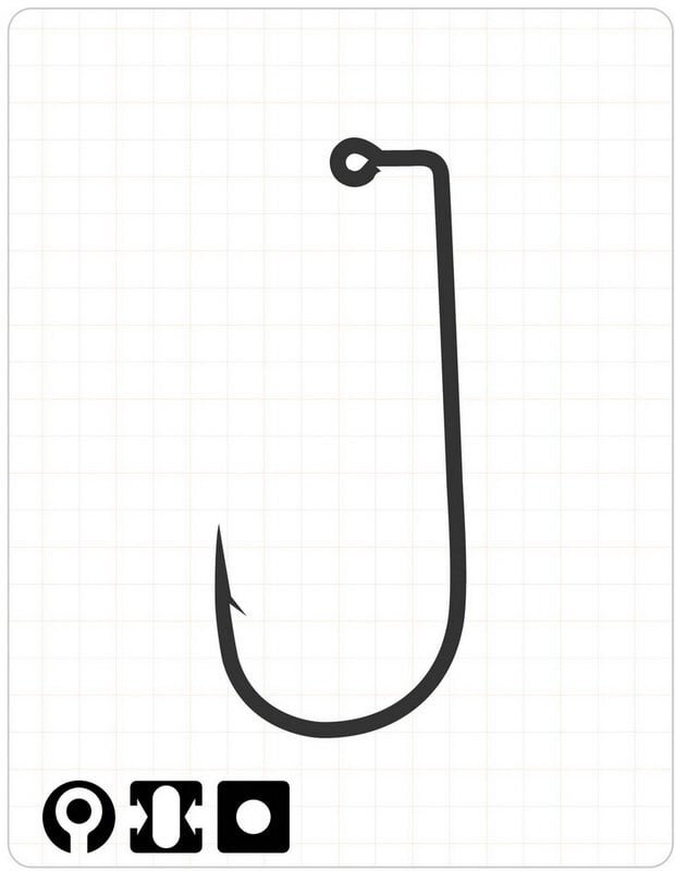 2101 AB JIG #3/0 BLACK NIKEL 4P