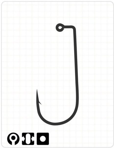 2101 AB JIG #3/0 BLACK NIKEL 4P