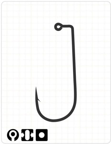 2101 AB JIG #4/0 BLACK NIKEL 4P