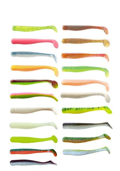 Lucky John Long John 3.1'' (7.87 cm) 8P Silikon Yem S88