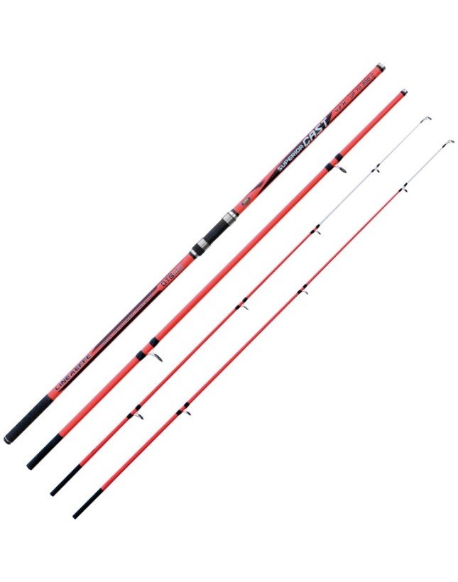 Lineaeffe 2290642 Superior Cast Hybrid+Tubular 420cm 3 Parça Surf Kamış UP TO 200gr  Atar