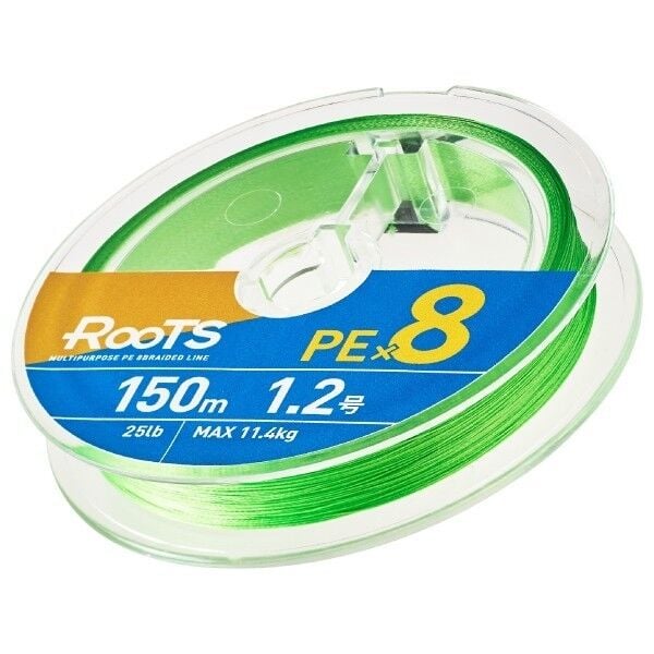 Gosen X8 Roots PE 8 Örgü Spin İp Misina 150mt A.Yeşil 0.8PE