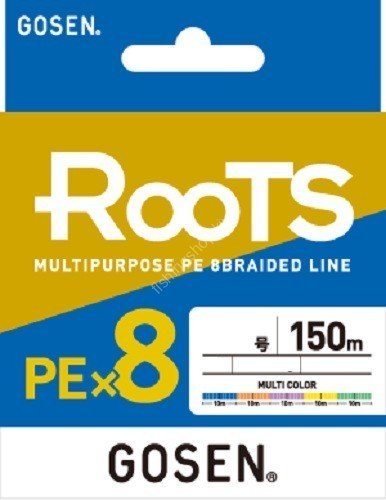 Gosen X8 Roots PE 8 Örgü Spin İp Misina 150mt Multi Color 1.0PE