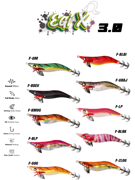 Fujin EgiX 3.0 16.4gr Kalamar Zokası