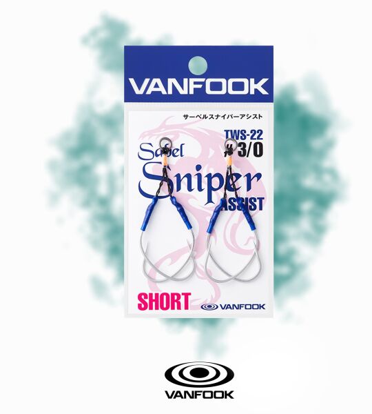 VANFOOK TWS-22 SABEL SNIPER KISA ASSIST 2P #3/0