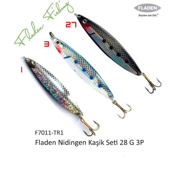 Fladen Nidingen Kaşık Seti 28g 3P