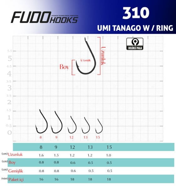 3100 UMI TANAGO W/RING #8 NIKEL 16P