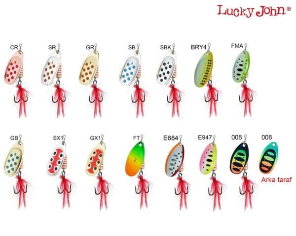 Lucky John Spin X Round Döner Kaşık 5 Gr No:2