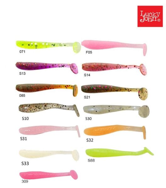 Lucky John Baby Rockfish 1.4'' (3.56 cm) 20P Silikon Yem S13