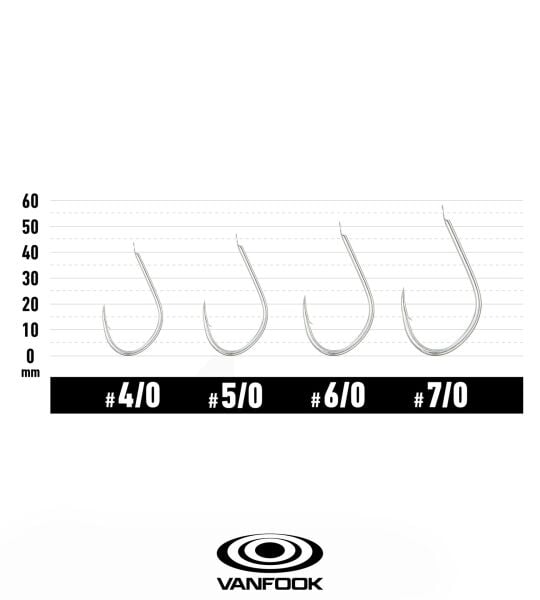 VANFOOK JH-30 JIGEN HYPER SILVER 6P #6/0