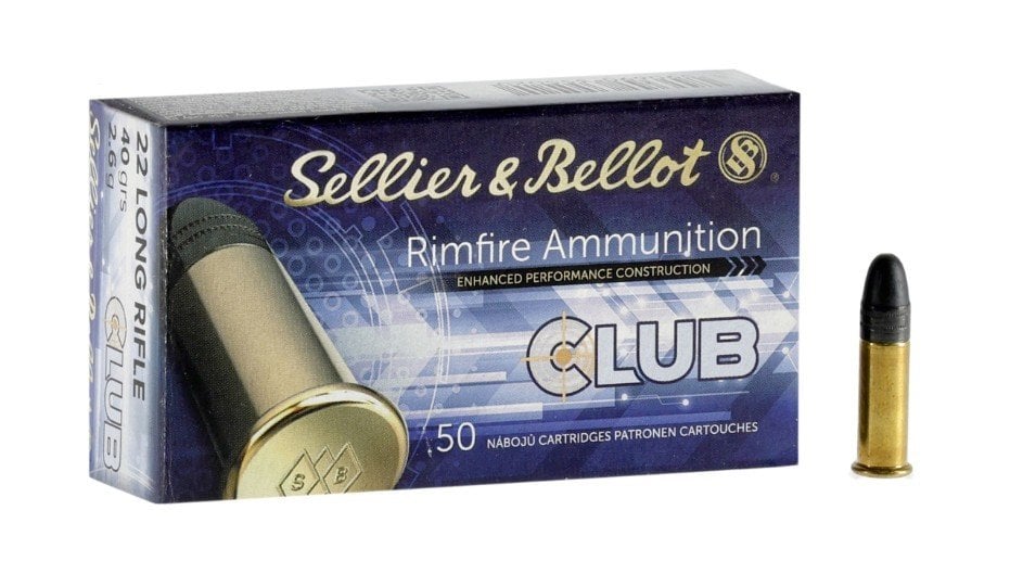 22LR. SELLIER BELLOT LEAD 40GRN TABANCA FİŞEĞİ