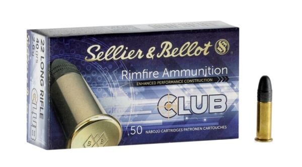 22LR. SELLIER BELLOT LEAD 40GRN TABANCA FİŞEĞİ