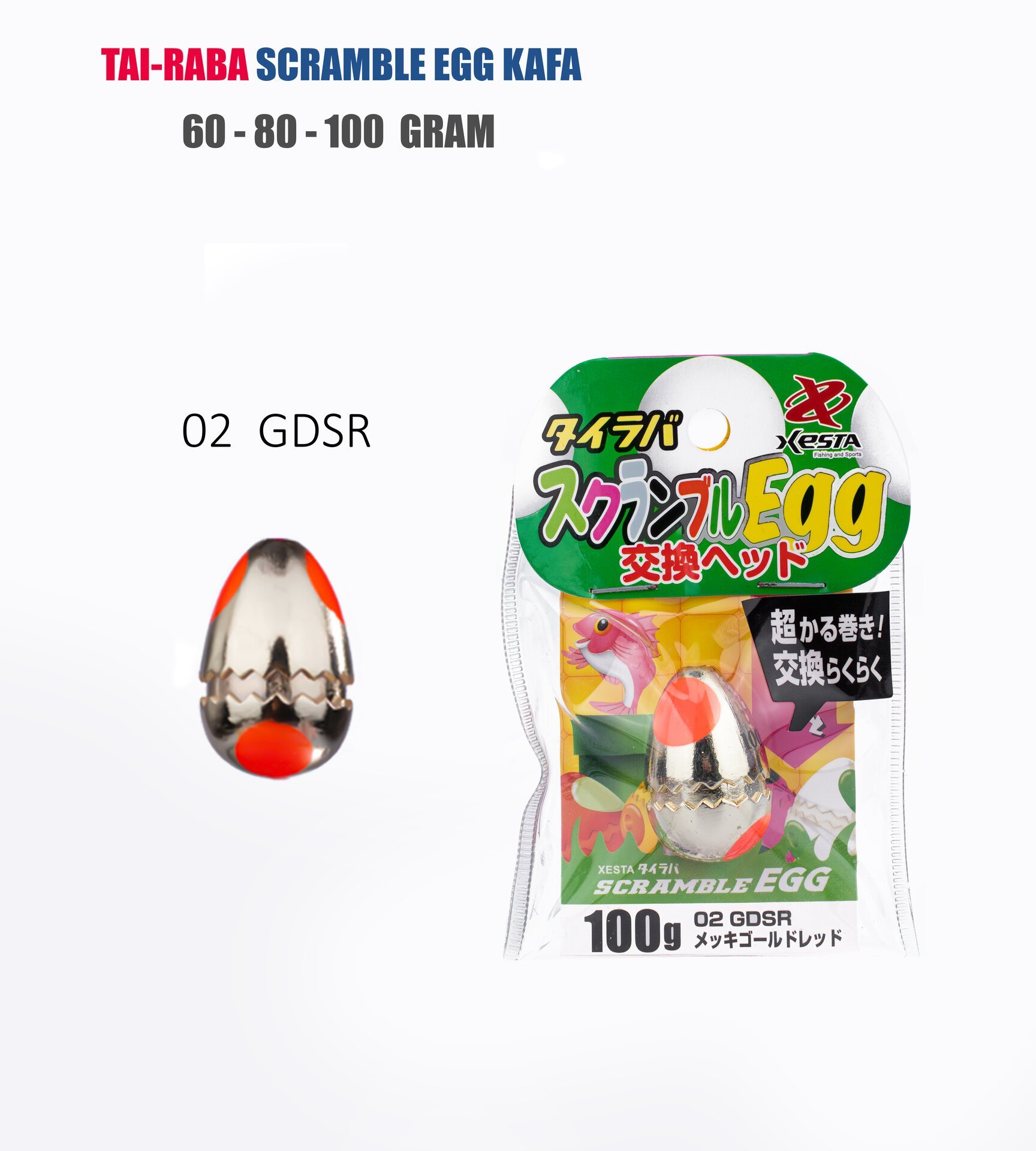 XESTA TAI-RABA SCRAMBLE EGG KAFA 100G GDSR