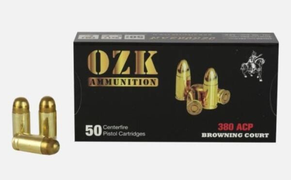 380AUTO 9X17MM ÖZKURSAN FMJ 100GRN KISA DOKUZ TABANCA FİŞEĞİ