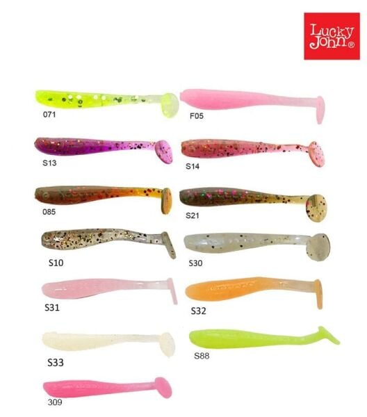 Lucky John Baby Rockfish 1.4'' (3.56 cm) 20P Silikon Yem S88