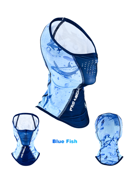 Fujin Pro Angler Sungaiter Boyunluk Blue Fish