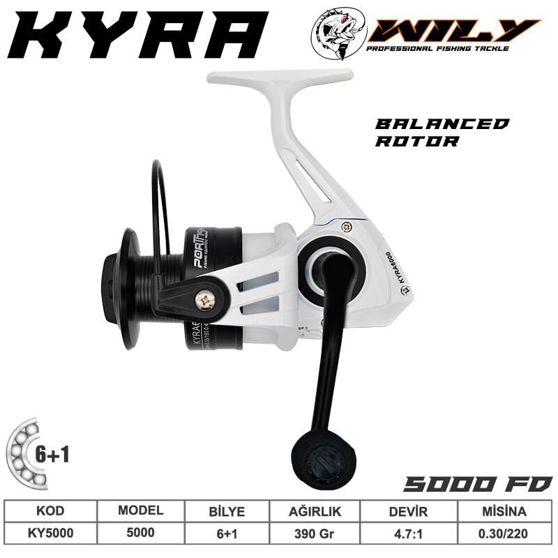 Portfish  Kyra 5000 Olta Makinası 6+1 bb