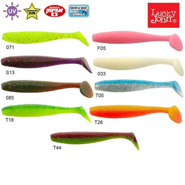 Lucky John Minnow 4.4'' (11.18 cm) 5P Silikon Yem T05