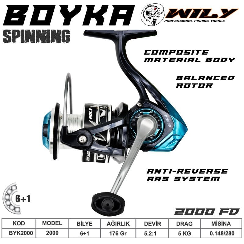 Wily  boyka 2000 Olta Makinası 6+1 bb