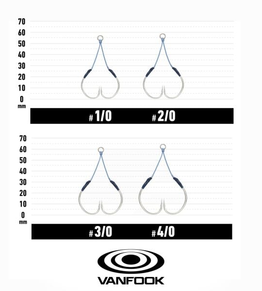 VANFOOK FT-2.5 SPINBULL FLEX ASIS 2.5 CM 2P #4/0