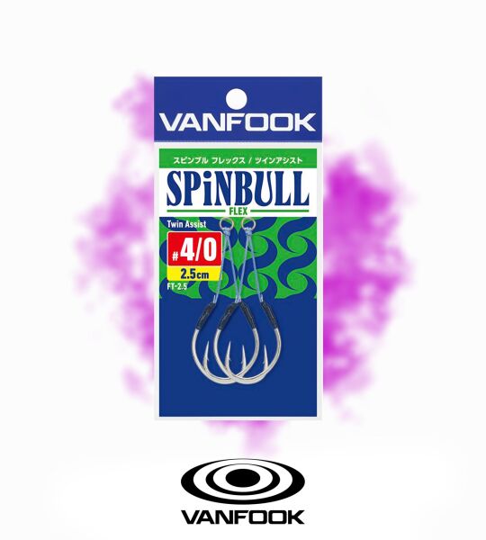 VANFOOK FT-2.5 SPINBULL FLEX ASIS 2.5 CM 2P #4/0