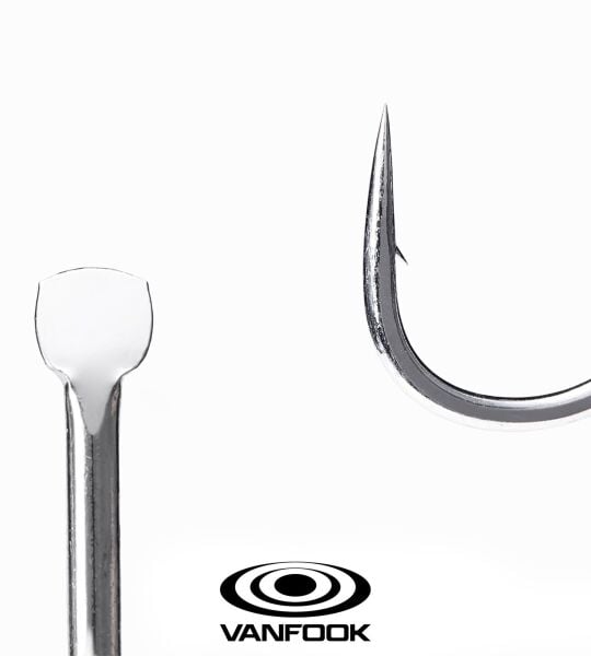 VANFOOK FL-08 SPINBULL FLEX SILVER 8P #3/0