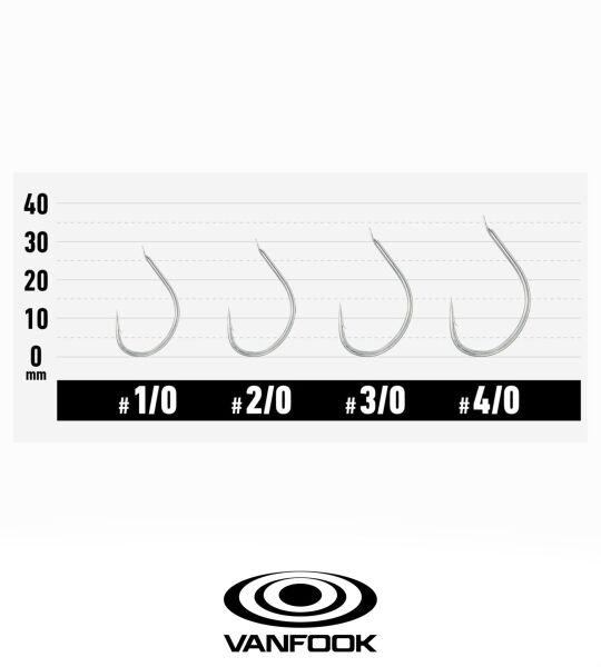 VANFOOK FL-08 SPINBULL FLEX SILVER 8P #3/0