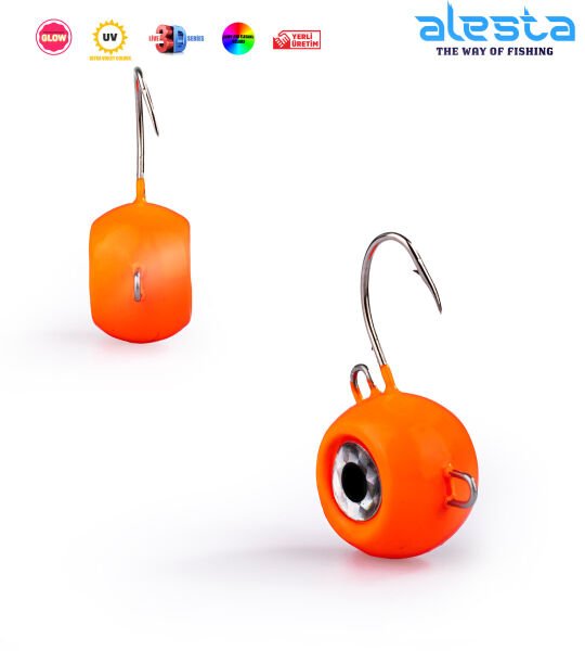 TENYA JIGHEAD 200G X6049 TURUNCU GLOW