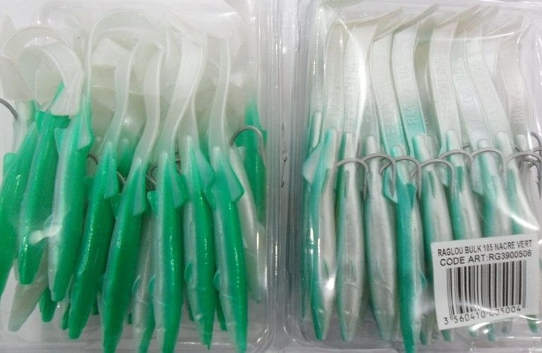 Raglou Nacre Vert Boy: 10.5 CM