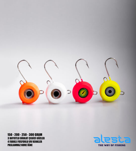 TENYA JIGHEAD 300G X6049 TURUNCU GLOW