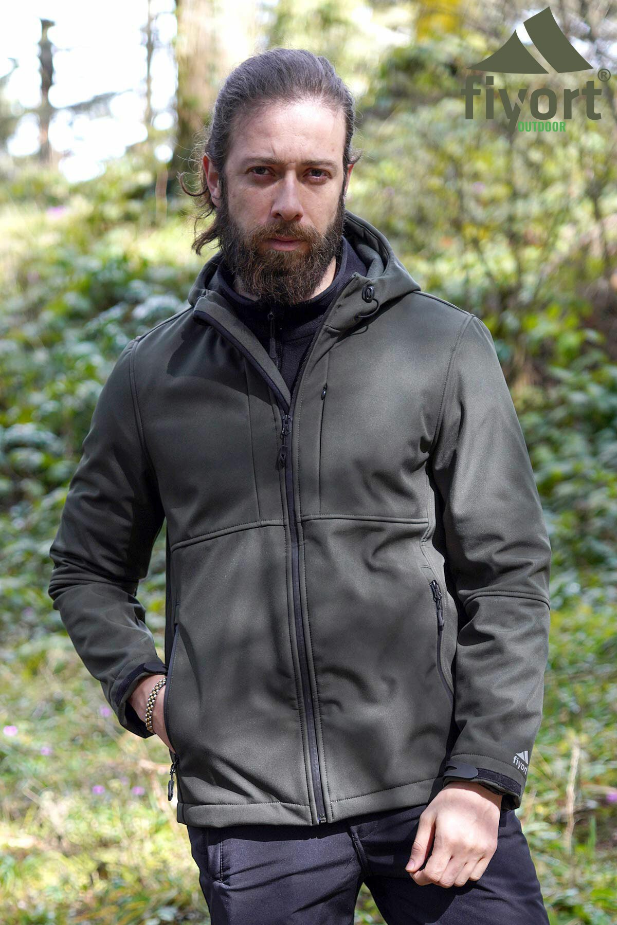 FLAM2 SOFTSHELL MONT HAKİ #L