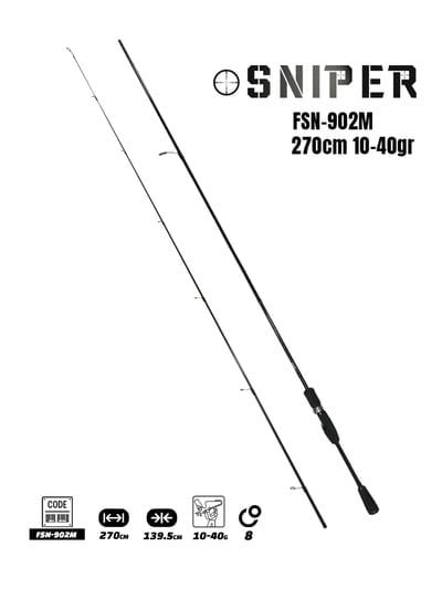 Fujin Sniper 270cm 10-40gr Spin Kamış FSN-902M