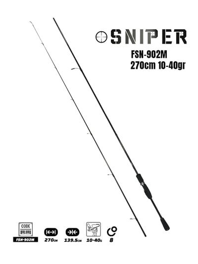 Fujin Sniper 270cm 10-40gr Spin Kamış FSN-902M