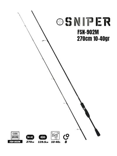 Fujin Sniper 270cm 10-40gr Spin Kamış FSN-902M