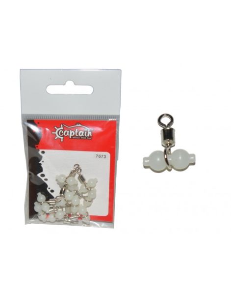 Captain Çift Boncuklu Hazır Takım Fırdöndüsü 10'lu Paket