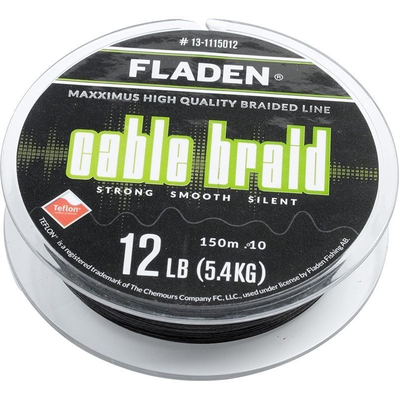 Fladen Maxximus Cable Braid 150M Siyah İp Misina 0.20 MM