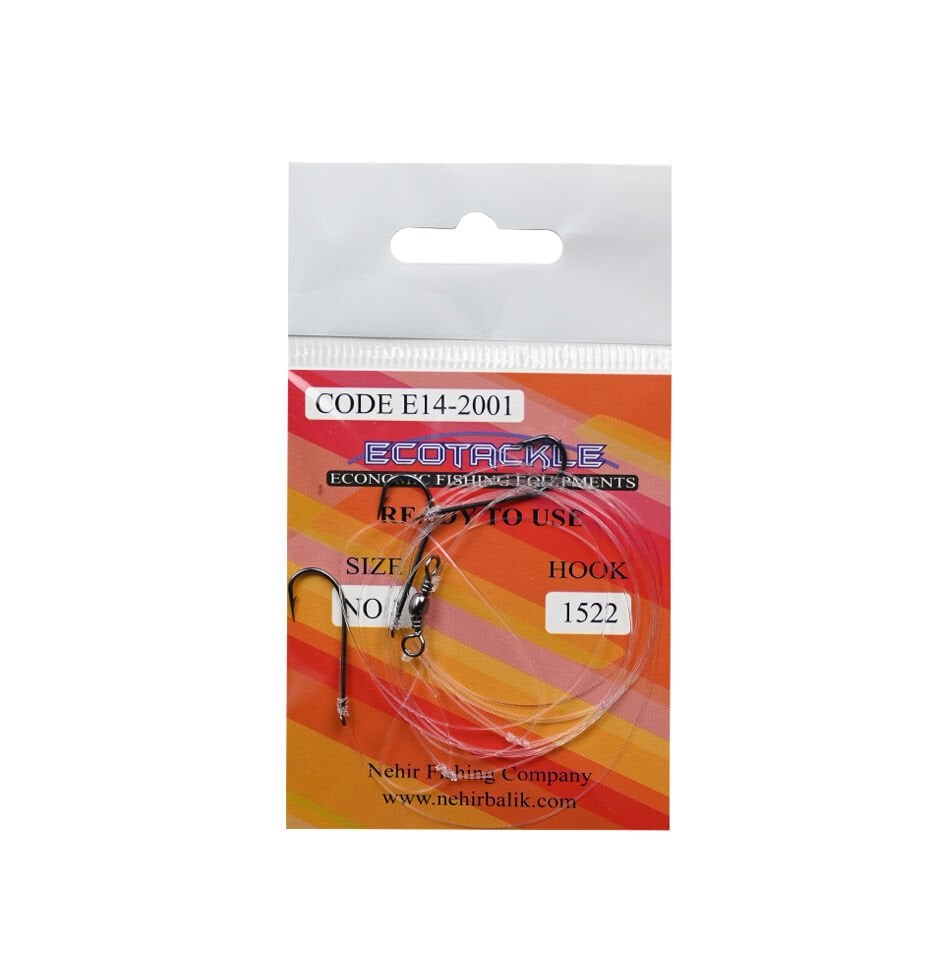 Ecotackle Fırdöndülü İzmarit Takım 1522 3 İğne 100P 1