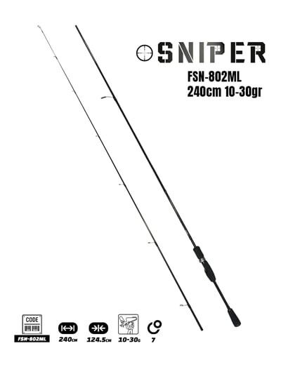 Fujin Sniper 240cm 10-30gr Spin Kamış FSN-802ML