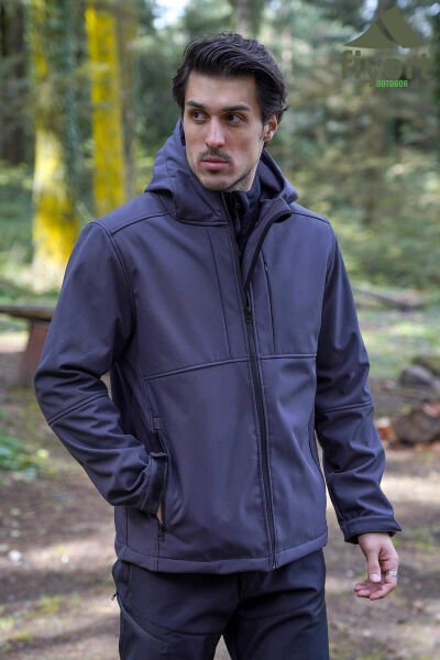 FLAM2 SOFTSHELL MONT GRİ #L