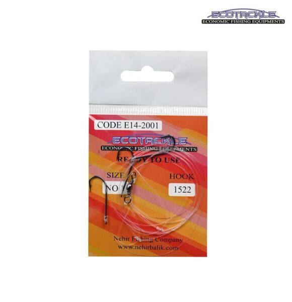 Ecotackle Fırdöndülü İzmarit Takım 1522 3 İğne 100P 8