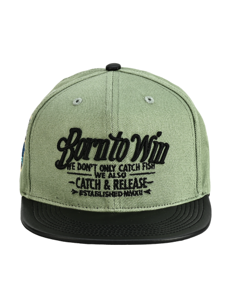 Fujin BTW Leather Visor Şapka Light Green
