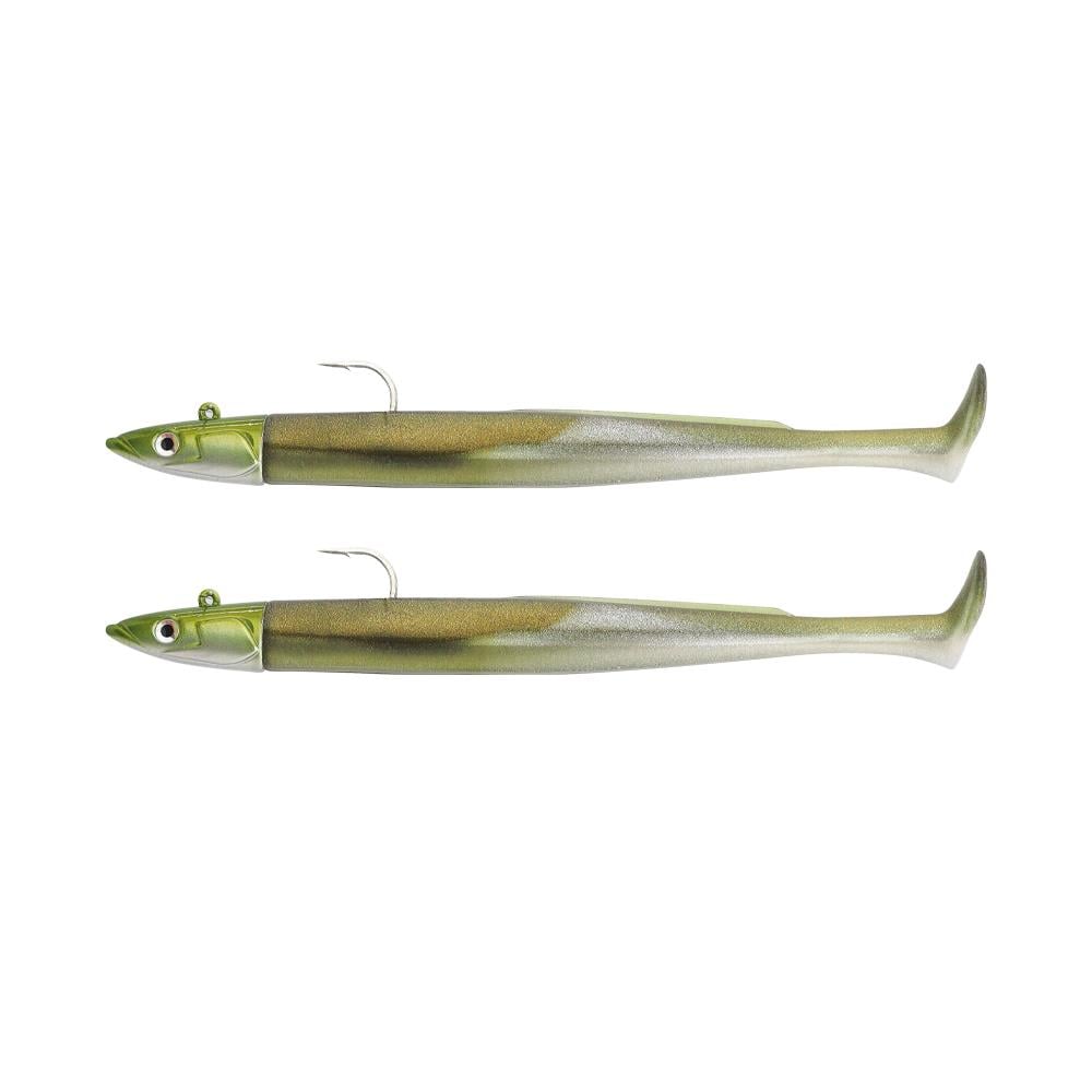 Fiiish Crazy Paddle Tail CPT120 CPT1442 x2 Combo 15gr Khaki Silikon Yem