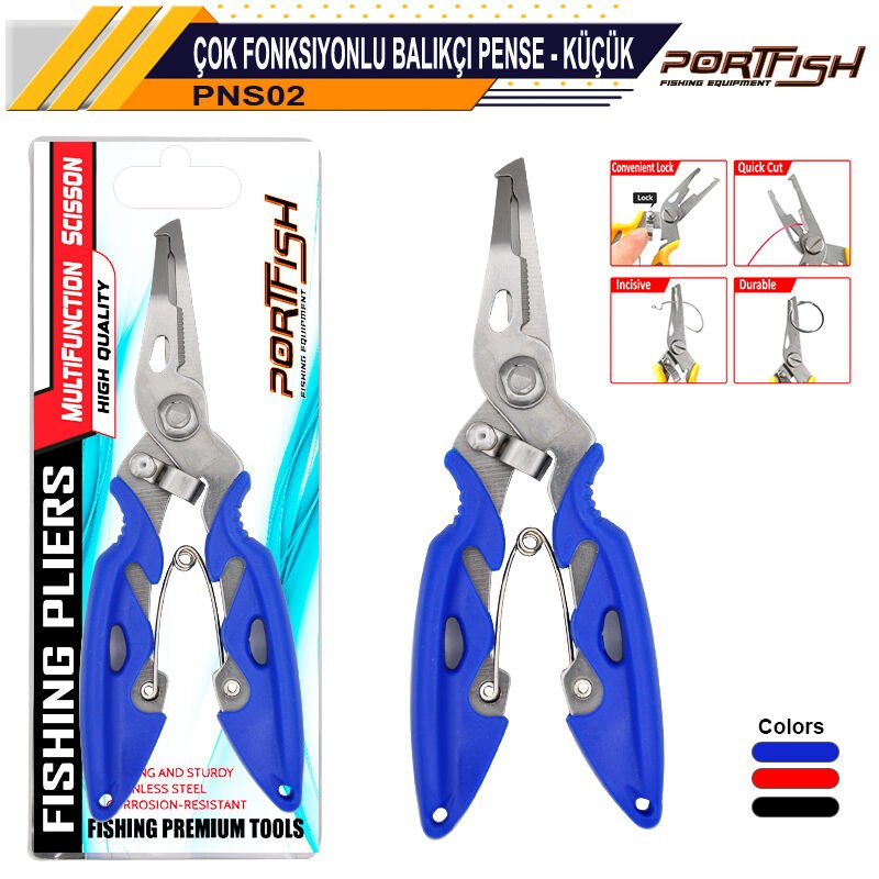 Portfish Çok Foksiyonlu Balıkçı Pensesi Küçük