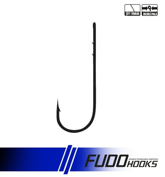 6101 FUDO WORM SSB #3/0 BLACK NIKEL 5P