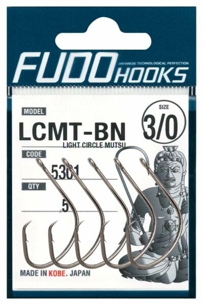 5301 LIGHT CIRCLE MUTSU #1/0 BLACK NIKEL 7P